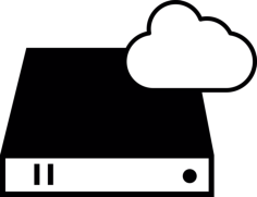 Cloud Storage Drive Contour Svg Vector, Free Vectors File